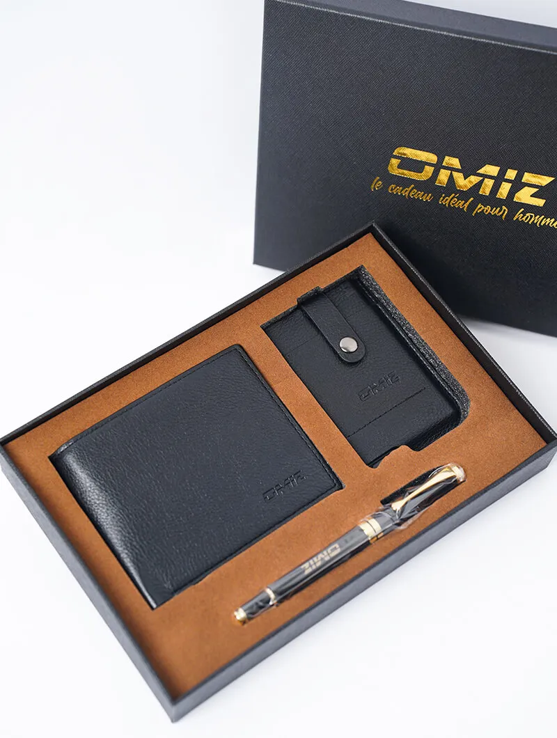 Coffret Cadeau Portefeuille et Stylo+ Portecarte